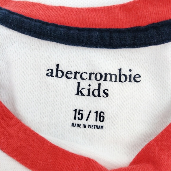 Abercrombie and Fitch Kids boys baseball tee top - Picture 6 of 8